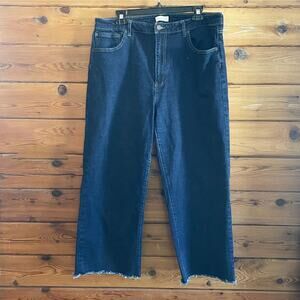 Oliver Logan Aberdeen Wide Leg Crop Jeans Size 35